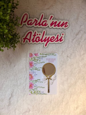 Özgürce 10 Adet Öğretmenler Günü Hediye Aynası, Şık ve Anlamlı Tasarım