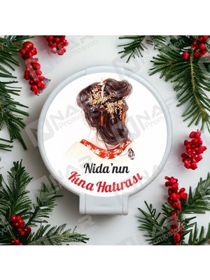 Özgürce 30 Adet Özel Gün Hediyelik Cep Aynası, Uv Baskılı, Şık Ambalajlı