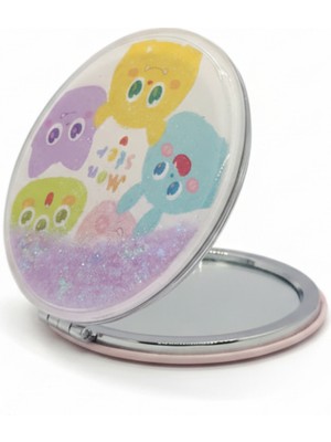 Özgürce Küçük Yuvarlak Taşınabilir Makyaj Aynası, Pratik ve Şık Tasarım