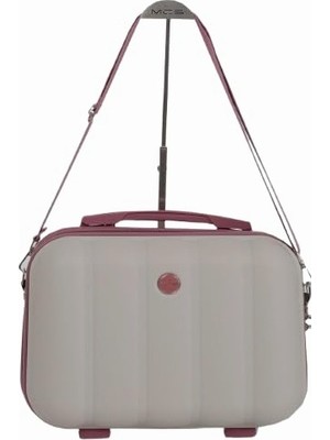 Mçs Abs Makyaj Çantası V305-MC (Kemik Koyu Pudra)