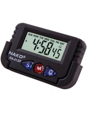 Orret Home Dijital Küçük Masa ve Araç Saati, Alarm ve Kronometre Özellikli, Pomodoro Ders Çalışma Sa