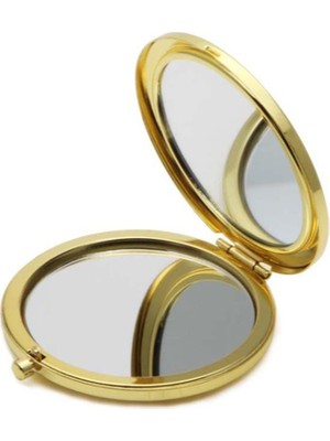 Özgürce Şık Kapaklı Mini Aynalı Cep Çanta Makyaj Aksesuarı