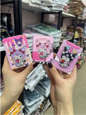 Özgürce Sevimli Sanrio Temalı Küçük Plastik Ayna – Pratik ve Şık Tasarım