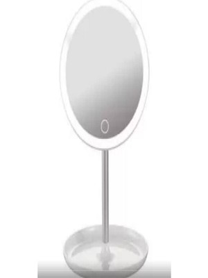 Özgürce Şık Masa Üstü LED Işıklı Ayna, Havalı ve Modern Tasarım