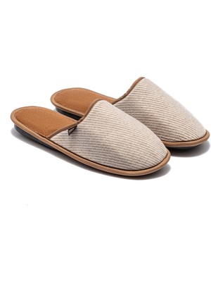 Twigy Kanat Erkek Ev Terliği Bej 41/46