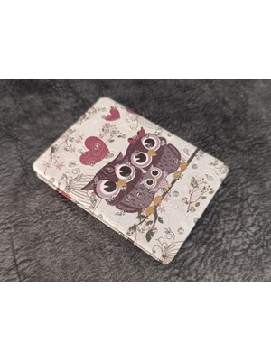 Özgürce Seyahat Için Taşınabilir Baykuş Tasarımlı Makyaj Aynası, Kompakt ve Kullanışlı