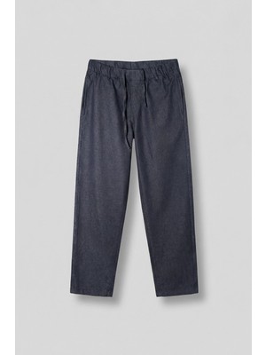 Abluka Online Erkek Rahat Kesim Lastikli Bel Esnek Pantolon Lacivert