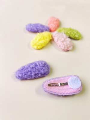 Joinkidz Peluş Desenli Renkli Çıtçıt Toka 2'li Bebek Çocuk