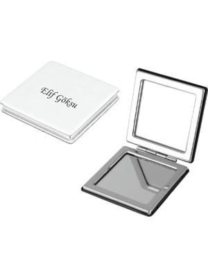 Özgürce Kare Makyaj Aynası, Kişiye Özel, Şık ve Kullanışlı Tasarım