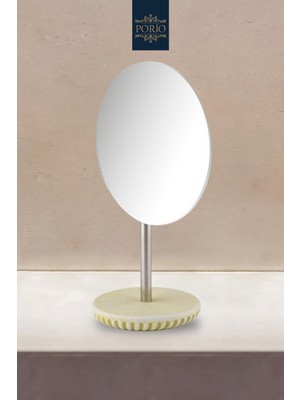 Özgürce Krem Rengi Ayna, Şık ve Modern Dekoratif Tasarım