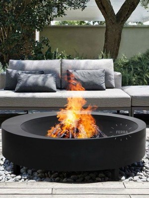 Özgürce Samara Bahçe Şöminesi Ateş Çukuru, Şık ve Güvenli Bahçe Atmosferi