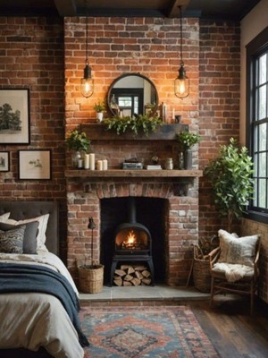 Özgürce Dekoratif Ahşap Şömine Üstü 2'li Raf Takımı, Gizli Aparatlı, 80X15X5-6 cm