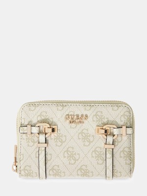 Guess Leona Logolu Orta Boy Fermuarlı Kadın Yeşil Cüzdan SWSG9917140-SGO