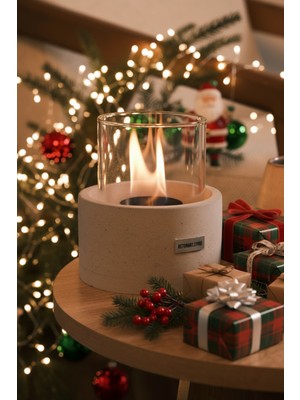 Özgürce Şömine ve Ateş Çukuru Seti, Bioethanol Yakıt ile Kullanılır