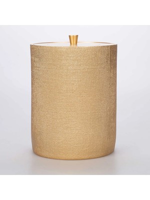 Selim Linen Çöp Kovası Altın