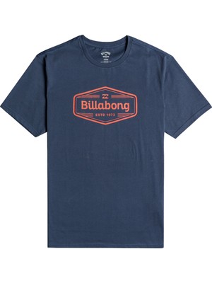 Billabong Trademark Erkek Mavi Tişört