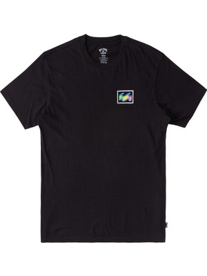 Billabong Crayon Wave Ss Erkek Siyah  T-Shirt ABYZT01697-BLK