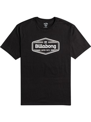 Billabong Trademark Ss Erkek Siyah Tişört
