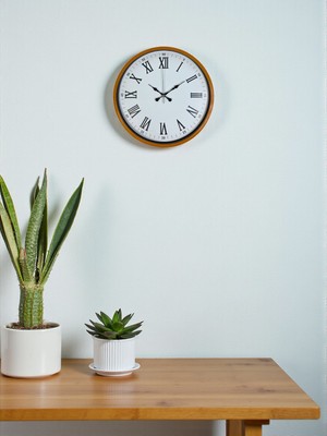 Mcg 36 cm Turuncu Roma Rakamlı Duvar Saati