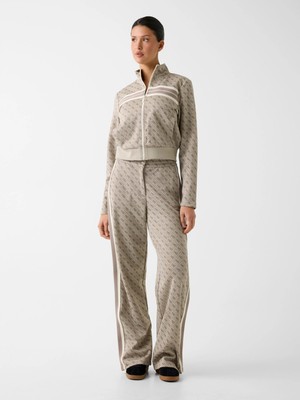 Guess 4g Jakarlı Düz Paça Kadın Bej Eşofman Altı V6GB04K2955-FMC4