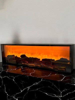 Özgürce Şömine, Uzaktan Kumandalı, 170X30X14 Cm, Renk Seçenekleri