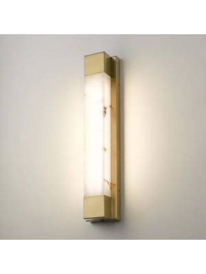 Ronisu Aydınlatma Verona Doğal Mermer Duvar Aplik Krom RA-APLK-3524-52-02