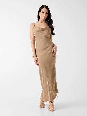 Guess Akilina Kadın Bej Elbise W6GK94W2266-G1DQ
