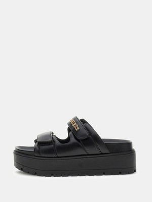 Guess Faxon Kadın Siyah Sandalet FLJFAXELE03-BLACK
