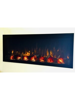 Özgürce Şömine Dekoratif 180X35X16 cm Bluetooth + Kumanda + Çıtırtı