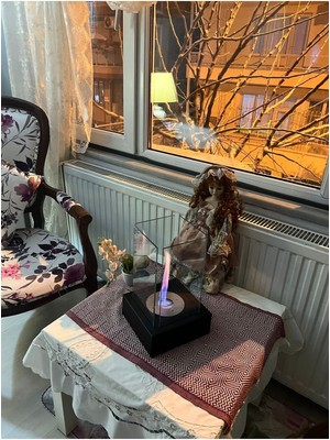 Özgürce Siyah Şömine Yakıt ve Taş Seti, Evinize Şıklık Katacak Hediyeli