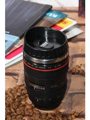 Senon Objektif Kupa Lens Kupa Kahve ve Çay Için Termos Kupa Fotoğraf Tutkunları Için Dekoratif Hediy