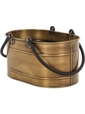 Özgürce Antik Eskitme Odun Kovası, Çanta Tarzı, Dekoratif ve Şık Tasarım