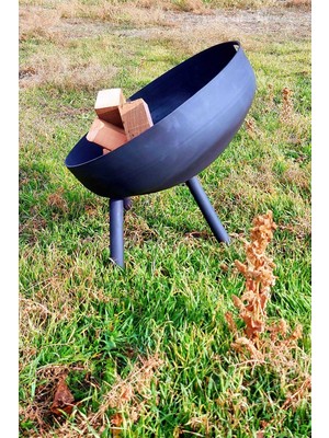 Özgürce Şömine Bahçe Ateş Çukuru 50 Cm, Sıcak ve Şık Tasarım