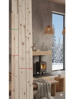 Ahşap Ithal Finlandiya Çam 1,7*8,7*270 cm 2. Sınıf Lambiri (10'lu Paket)
