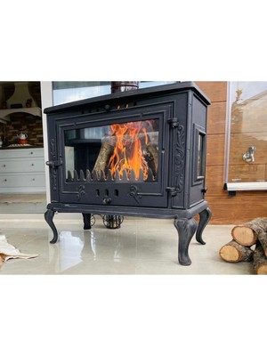 Özgürce Döküm Soba ve Şömine Için Şık ve Dayanıklı Kara Kapak Takımı