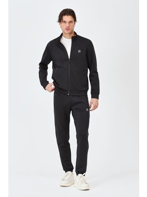 Lacivert Scuba Mevsimlik Regular Fit Erkek Eşofman Takım 3xl