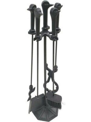 Özgürce Şömine Maşa ve Kürek Takımı, Döküm Seti, Pratik ve Şık Tasarım