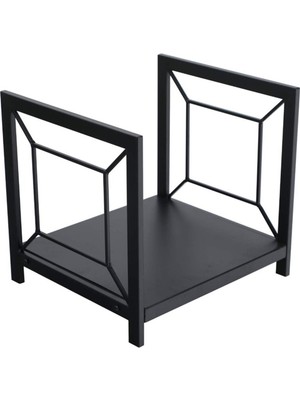 Özgürce Şömine Yanı Metal Odunluk, Dayanıklı ve Şık Tasarım