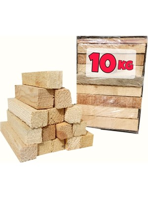 Özgürce Küçük Odun Parçaları 10 Kg, Çıra Hediyeli, Soba ve Kamp Malzemesi