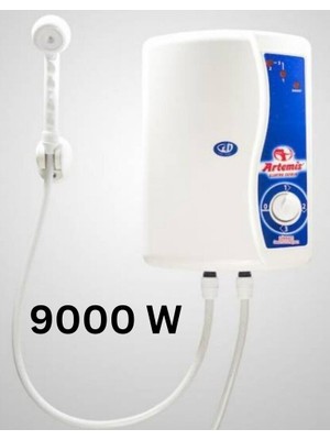 Artemis 9000 Watt Şofben Yüksek Isı Elektrıklı Şofben