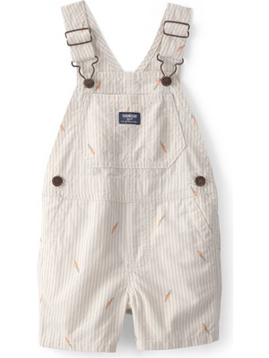 Oshkosh Erkek Bebek Salopet Şort 6 Ay-24 Ay Yeşil