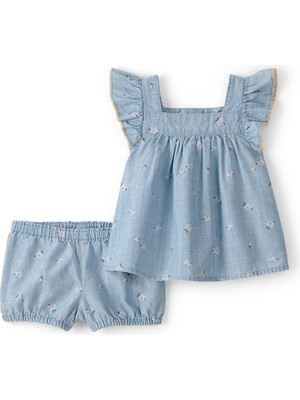 Oshkosh Kız Bebek 2'li Set 6 Ay-24 Ay Çok Renkli