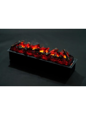 Özgürce Buharlı 100 cm Elektrikli Şömine, Şık ve Modern Ev Dekoru Için Ideal