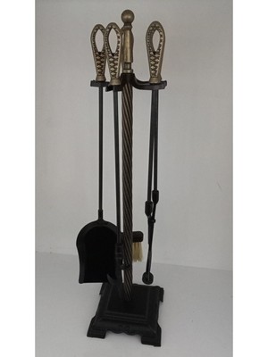 Özgürce Şömine Maşa ve Kürek Takımı Seti, Dayanıklı ve Pratik Kullanım