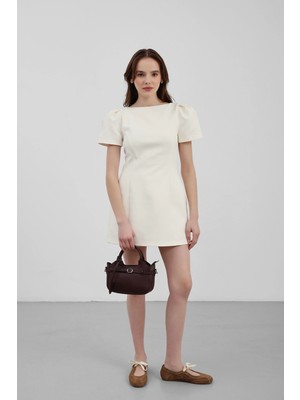 Shule Bags Osa Kemer Detaylı Çapraz Çanta Acı Kahve