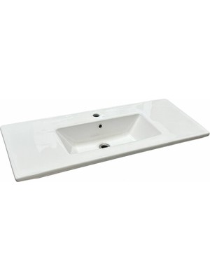 Bocchı Bocchi - Tezgah Üstü Lavabo 41*100 Parlak Beyaz - 1329-001-0126