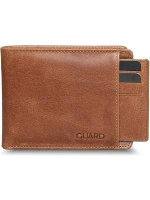 Guard Taba Hakiki Deri Çıkarılabilir Gizli Kart Bölmeli Erkek Cüzdan // GRD260225WT1563