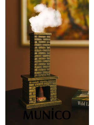 Özgürce Nostaljik Şömine Tütsülük, Duman Efekti ve Hoş Koku Yayımı, Şık Tasarım