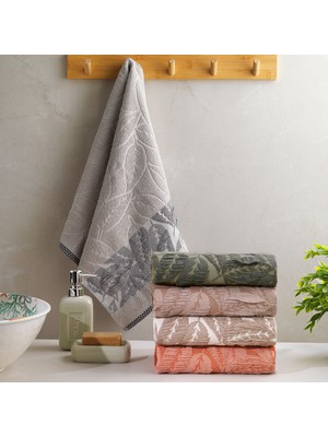 Schafer Home Adore Jakarlı Havlu 70X140 cm 1 Parça-Gri