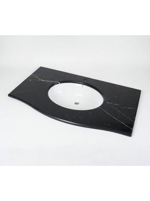  hilton lavabolu mermer lavabo tezgahı - opl00017